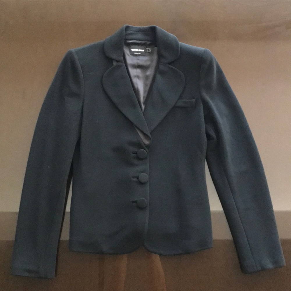 Giorgio Armani black fitted blazer size 4